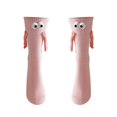 thumbnail image 2 of Couple Holding Hands Tube Socks Magnetic Cute Novelty Pull Up Socks for Him and Her, 2 of 6