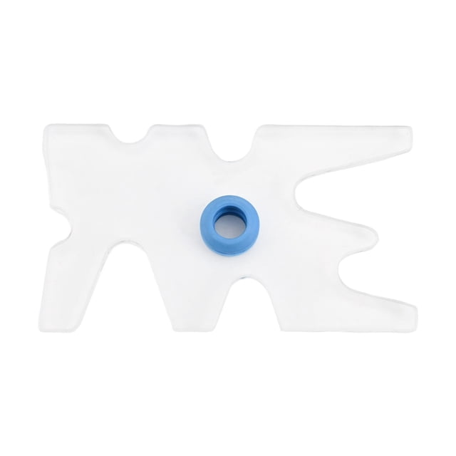 Yimiti Support de Tête de Pont pour Queue de Billard, Support Transparent pour Queue de Snooker de Piscine, Bleu