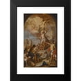 thumbnail image 2 of Giacinto Diana 11x14 Black Modern Framed Museum Art Print Titled - The Martyrdom of St. Sebastian (1780), 2 of 5
