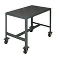thumbnail image 2 of Durham MTM182418-2K195 No. 95 Mobile Medium Duty Machine Tables & Top Shelf, Gray - 18 x 24 x 18 in., 2 of 5