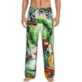 thumbnail image 2 of Lsque Vegan1 Print Men's Pajama Pants, Lounge Pant - Comfortable Home Wear,Elastic Waistband, Stylish Design-XX-Large, 2 of 9
