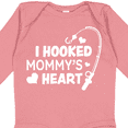 thumbnail image 4 of Inktastic I Hooked Mommy's Heart with Fishing Rod Boys or Girls Long Sleeve Baby Bodysuit, 4 of 5