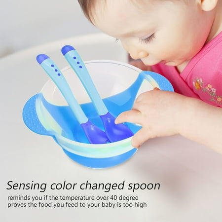 

Suction Cup Bowl Silicone Practical Slip- Baby Tableware Set Convenient For Baby