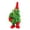 Christmas Tree A, variant on Christmas Santa Stuffed Animal, 15.35in Singing Dancing Santa Plush, Battery-Powered Electric Christmas Decorations for Holiday Party and Home Display (Green)