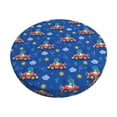thumbnail image 6 of Uemuo Dinosaur Driving Pattern Round Bar Stool Seat Covers Washable Stool Cushion Slipcover Elastic Bar Chair Covers-13 inch, 6 of 7
