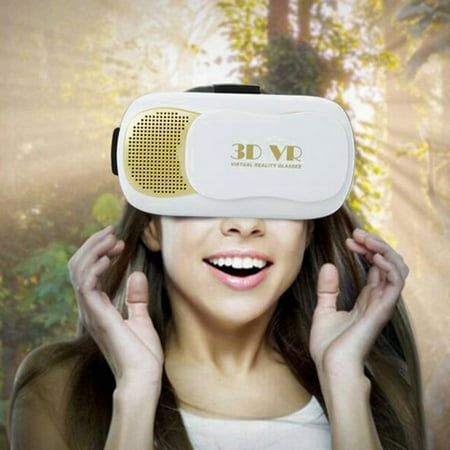 black+white New Head-Mount Virtual Reality 3D VR Glasses Headset for Samsung 4"-6.5