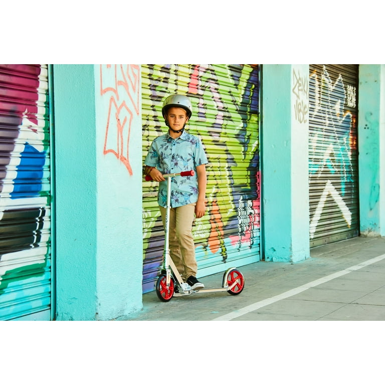 Razor A5 Lux Kick Scooter - Red/Silver, Large 8