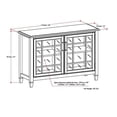 thumbnail image 4 of Atlin Designs Storage Cabinet in Dark Chestnut Brown, 4 of 5
