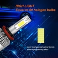 thumbnail image 2 of Obndvu for Toyota Tacoma 2016-2020 LED Headlight H11/H9 High&Low Light Bulb Kit 4pcs, 2 of 6