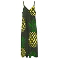 thumbnail image 6 of Pineapple Sleeveless Dress Loose Women's Dress Dresses Luxury Evening Dresses, 6 of 9