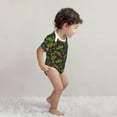 thumbnail image 4 of Daiia Mardi Gras Surface Printed Unisex-Baby Short Sleeve Onesies Bodysuits Baby Climbing Clothes Soft and Comfortable Romper with Expandable Shoulder Design-2 Years, 4 of 8