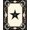 Black Cream Tan, Pattern 1, variant on Design&I 8'x10' Washable Area Rug Extra Large Skid-Resistant Low Profile Cowboy Horseshoe Entry Border Decorative Covering Bathroom Themed for Living Room, Family