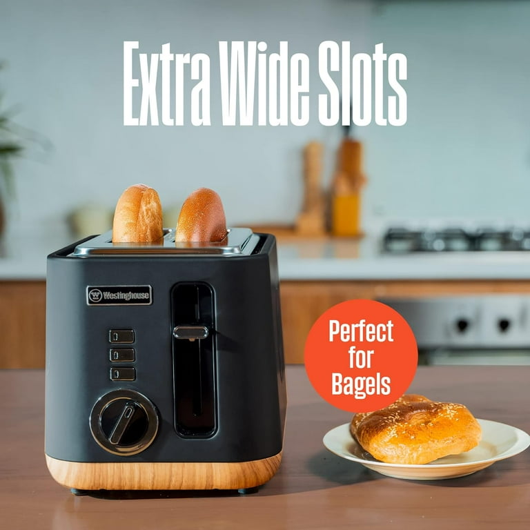 Black wood deals toaster