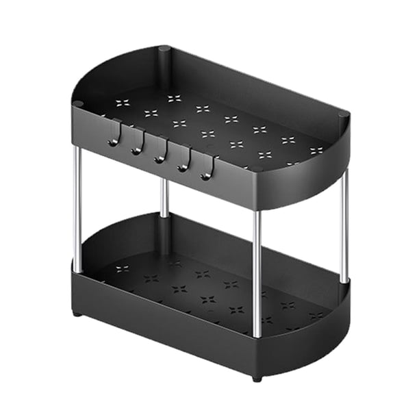 Organizador debajo del fregadero Baoblaze Multiusos Negro 31 cm x 21,5 cm x 33,7 cm