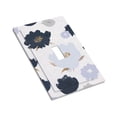 thumbnail image 3 of ZICANCN Outlet Covers Wall Plate, Spring Floral Glittery Light Switch Cover Decorative, Duplex Toggle Combo 1-Gang, 3 of 9