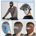 thumbnail image 5 of 2 cascos faciales de forro antivaho con gafas extraíbles a prueba de viento color gris 2 piezas Colamx, 5 of 5