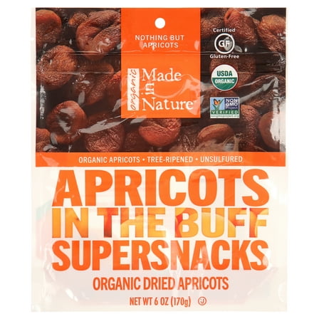 Made In Nature Organic Dried Apricots, 6oz