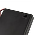 thumbnail image 2 of 6V Power Supply 4 x AA Battery Holder Enclosed Box Switch Wire Black 2Pcs, 2 of 3