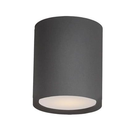 

6.25 x 5 in. Lightray LED One Light Flush Mount Architectural Bronze