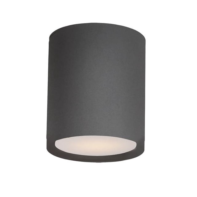 6.25 x 5 in. Lightray LED One Light Flush Mount, Architectural Bronze