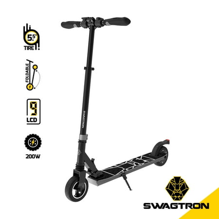 SWAGTRON Swagger 8 Folding Electric Scooter for Kids & Teens | Lightweight E-Scooter