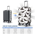 thumbnail image 2 of cute witch hat bat star Luggage Cover Anti Scratch, Elastic Suitcase Protector Suitcase Covers for Luggage Fits 18-32 Inch Luggage, 2 of 5