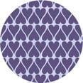 thumbnail image 1 of Ahgly Company Tapis Rond Lavable en Machine Intérieur Transitionnel Mimosa Violet, 7 Pieds Rond, 1 of 7