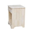 thumbnail image 5 of International Concepts Solid Wood Nightstand Unfinished, 5 of 9