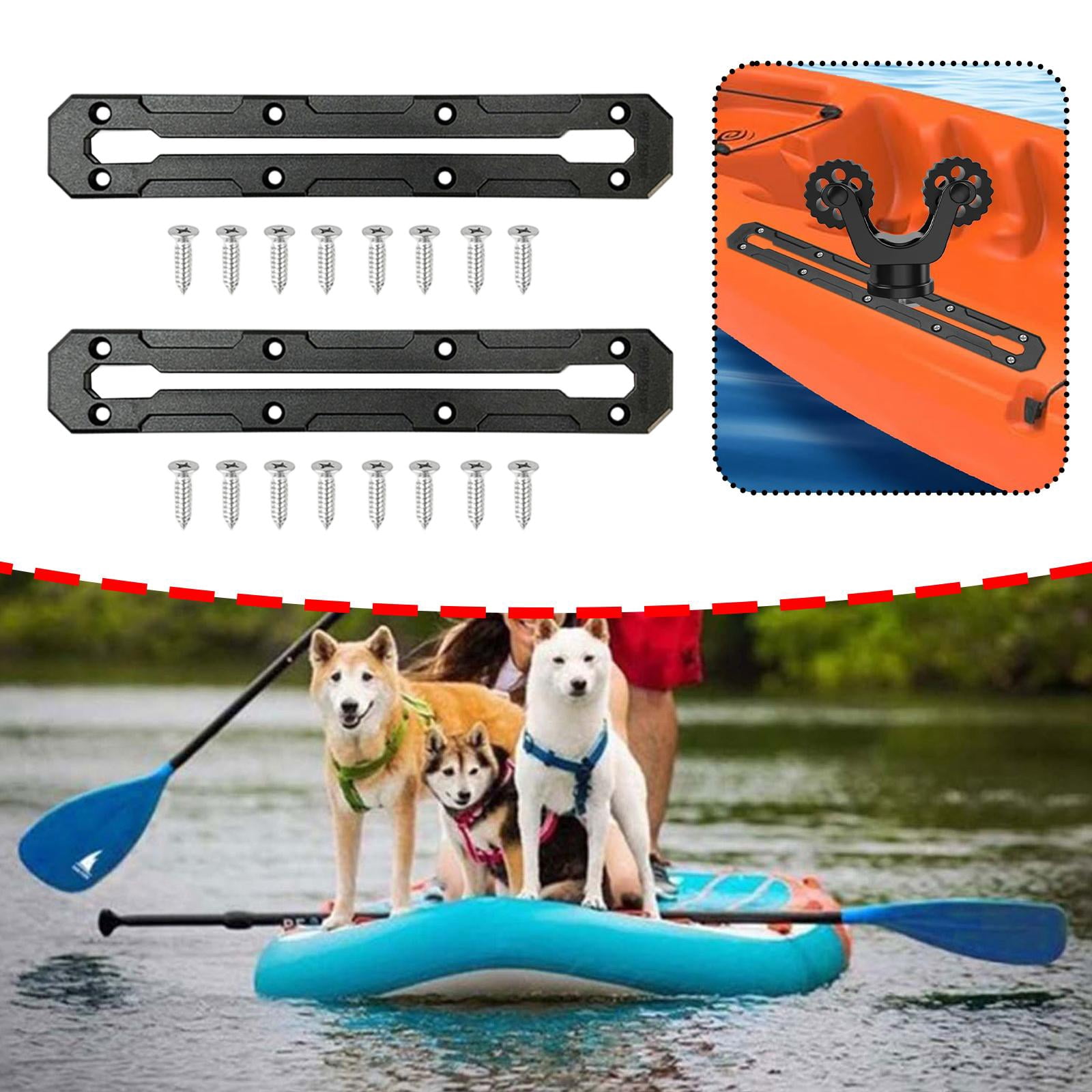 Baoblaze 2 Pieces Kayak Track Accessories, Kayak Gear Track Mount Kayak Low Profile Track 9 inch