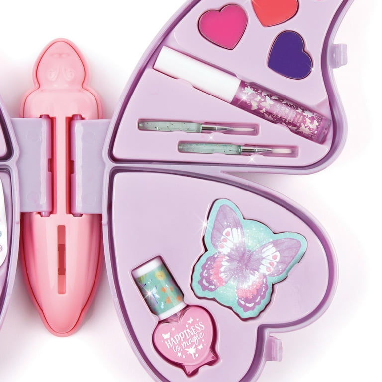 3C4G Butterfly Beauty & Cosmetic Set, 23 Pieces, Kids Ages 8+