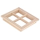 thumbnail image 4 of Decoración de la Casa de Muñecas, Madera 1:12 Ventana de Casa de Muñecas Duración Simulada Sin Pintar 7 x 7 x 1.2 cm Para Casa de Muñecas, 4 of 7