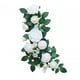 thumbnail image 3 of Flores artificiales, rosas, guirnalda floral, decoración de pasillo, respaldo de silla, flores artificiales, arco de boda, flores para banco de boda,, 3 of 8