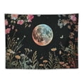 thumbnail image 5 of ONETECH Moon Flower Plants Tapestry Botanical Floral Tapestries Moonlit Aesthetic Wildflower Tapastry's Wall Hanging for Bedroom Living Room Decor, 5 of 6