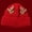Red, variant on LIZUOJUN Under $5 Winter Beanie For Adults Soft Plush Antlers Warm Comfort Christmas Hats Christmas Headwear Secret Santa 3D Antler Decor Reindeer Design Multiple Color Options, One Size