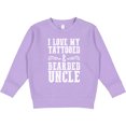 thumbnail image 2 of Inktastic I Love My Tattooed & Bearded Uncle Toddler Sweatshirt, 2 of 4