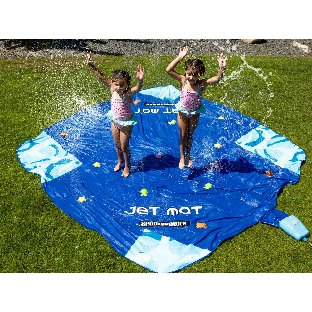 Sportspower Jet Mat, 100 SQ Feet Sprinkler Splash Mat with Automatic