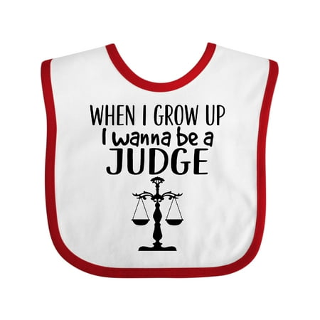 

Inktastic Future Judge Law Scale Boys or Girls Baby Bib
