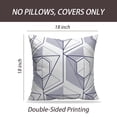 thumbnail image 2 of LALILO Throw Pillow Covers Geometric Lines Technology Engineering Cushion Cover 18" x 18", 2 Pack, 2 of 6