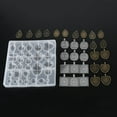 thumbnail image 4 of Alloy Round Oval Pendant Base Tray Silicone Mode Pendant Jewelry DIY Tool Set BH201863, 4 of 14