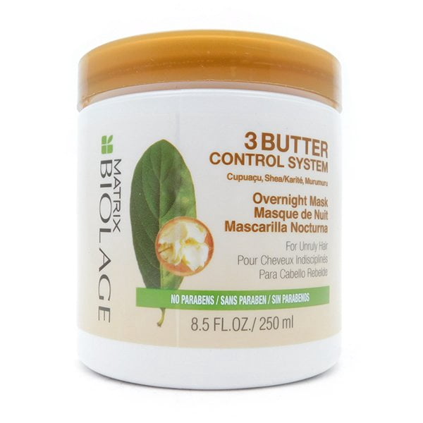 Matrix Biolage 3 Butter Control System Overnight Mask 8.5 Fl Oz. Pack of 3
