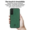 thumbnail image 4 of Nalacover Case for Samsung S21 Plus,Slim Luxury Premium PU Leather Non-Slip Grip Shockproof Bumper Anti-Scratch [ with Tempered Glass Screen Protector ] Cases for Samsung Galaxy S21 Plus, Darkgreen, 4 of 8
