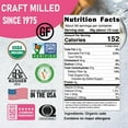 thumbnail image 2 of Great River Milling Organic Old Fashioned Rolled Oats  Gluten Free Whole Grain, USDA Organic, Non-GMO, Kosher  Hearty Texture for Oatmeal, Granola, Cookies, Baking & Meal Prep  5 Lb, 2 of 9