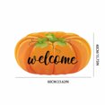 thumbnail image 3 of MXTPOV Orange Pumpkin Door Mat Pumpkin Rug Outdoor Halloween Decorations Pumpkin Doormat Pumpkin Welcome Mat Pumpkin Floor Mat Home Decor 23.6*15.7 in, 3 of 5