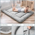 thumbnail image 6 of Japanese Floor Mattress Futon Mattress, Memory Foam Futon Roll up Guest Mattress Queen Size, 6 of 7