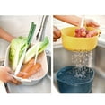 thumbnail image 4 of Billuyoard Cesta de de verduras de doble capa de PP, cesta de de frutas multifuncional y práctica Cocina y Comedor Azul oscuro Para fruta, 4 of 6