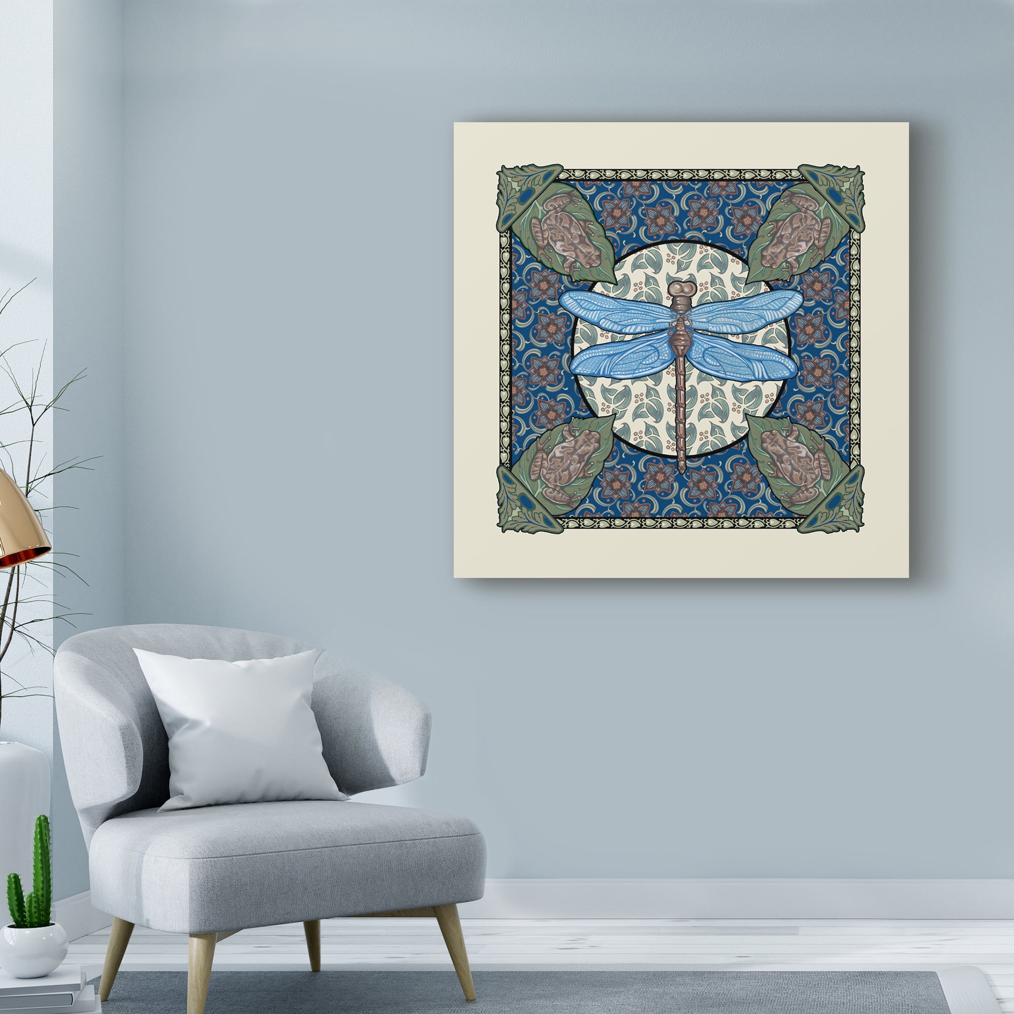 Trademark Fine Art 'Apple Dragonfly' Canvas Art by Michele Meissner