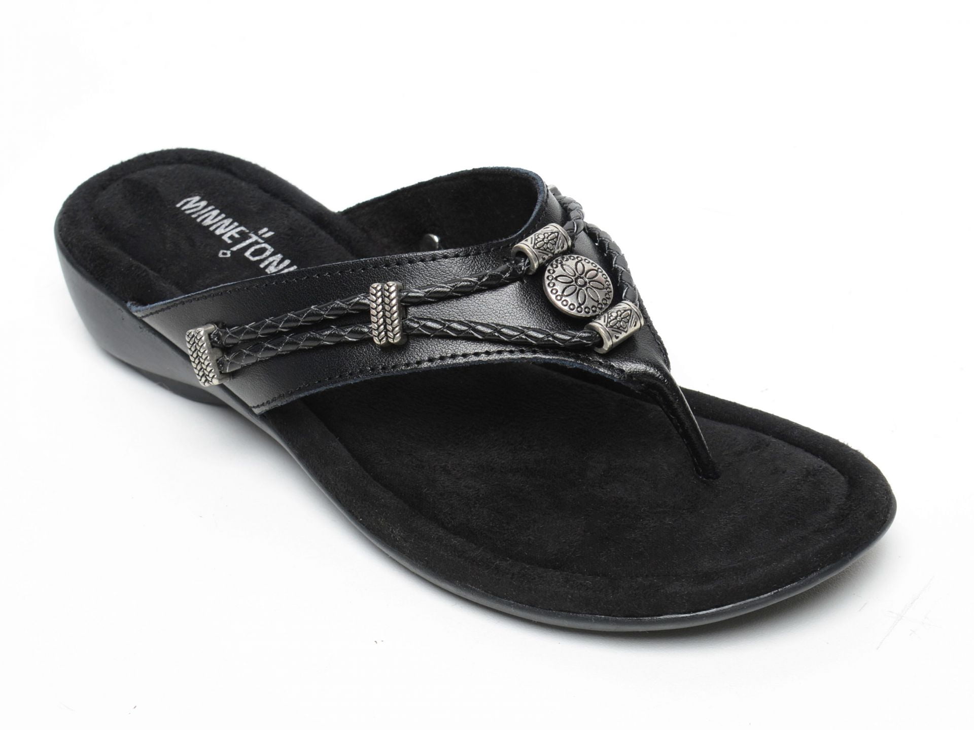 minnetonka silverthorne wedge sandal