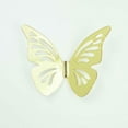 thumbnail image 6 of 3D Gold Butterflies Peel & Stick Mirrors, 6 of 7