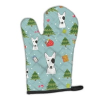 Carolines Treasures BB4998OVMT Christmas Bull Terrier Oven Mitt Large multicolor