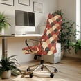 thumbnail image 3 of FKELYI Office Chair Cover Removable Computer Chair Slipcover Retro Cloud Print Anti-Dust Swivel Chair Protector Covers for Boss Chair Armchair, Large, 3 of 6